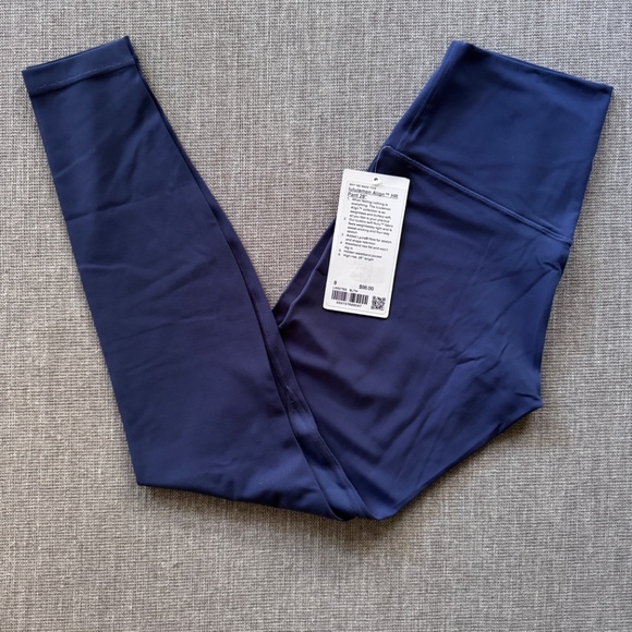Lululemon Align Leggings (NWT) High-Rise Pant 28". Color Blue Twill Navy NWT - Picture 2 of 12
